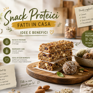 Snack Proteici Fatti in Casa: Idee e Benefici