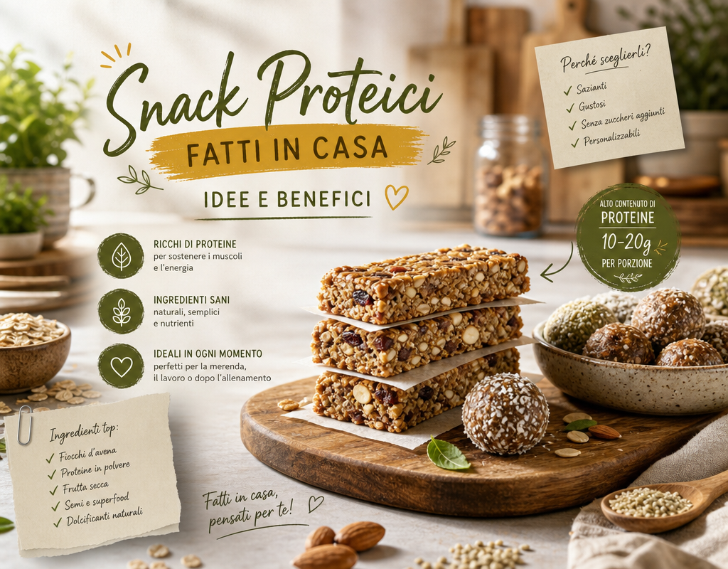 Snack Proteici Fatti in Casa: Idee e Benefici
