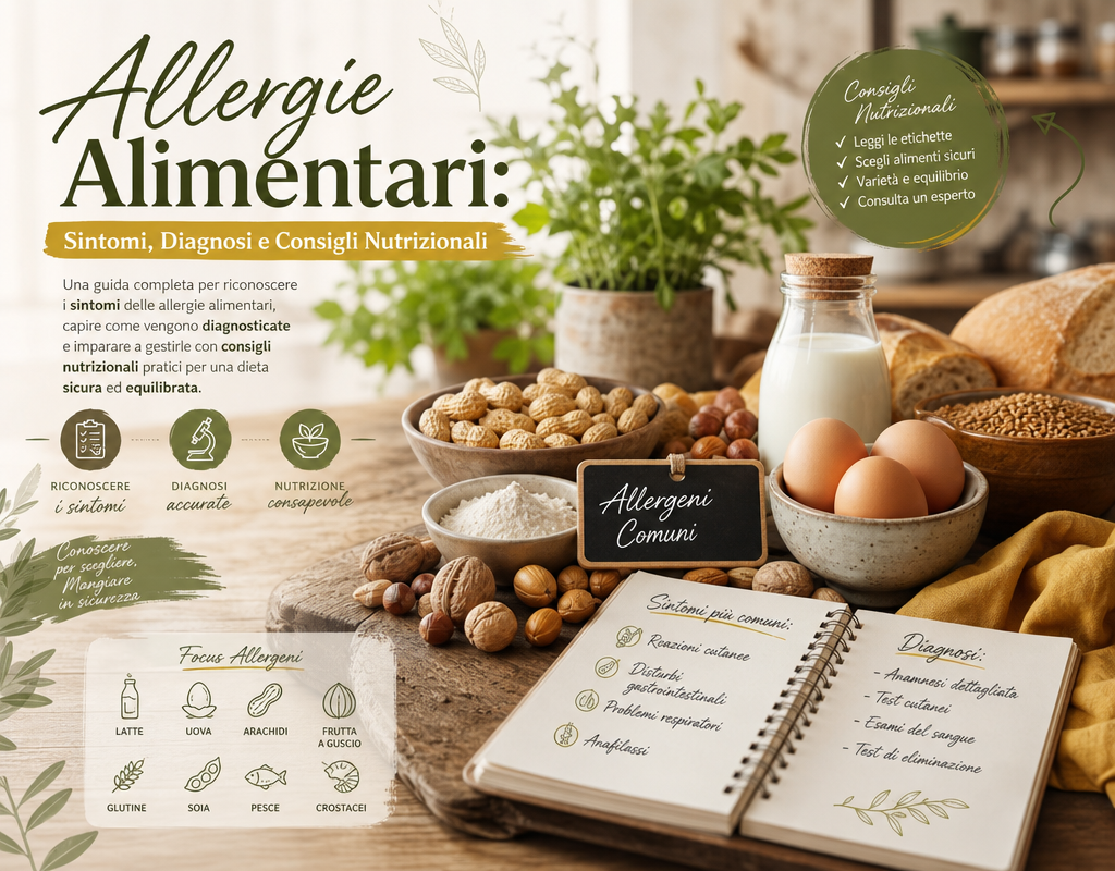 Allergie Alimentari: Sintomi, Diagnosi e Consigli Nutrizionali