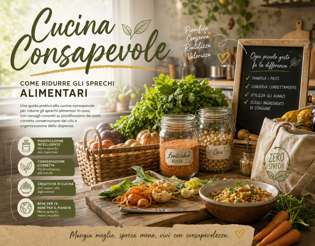 Cucina Consapevole: Come Ridurre gli Sprechi Alimentari