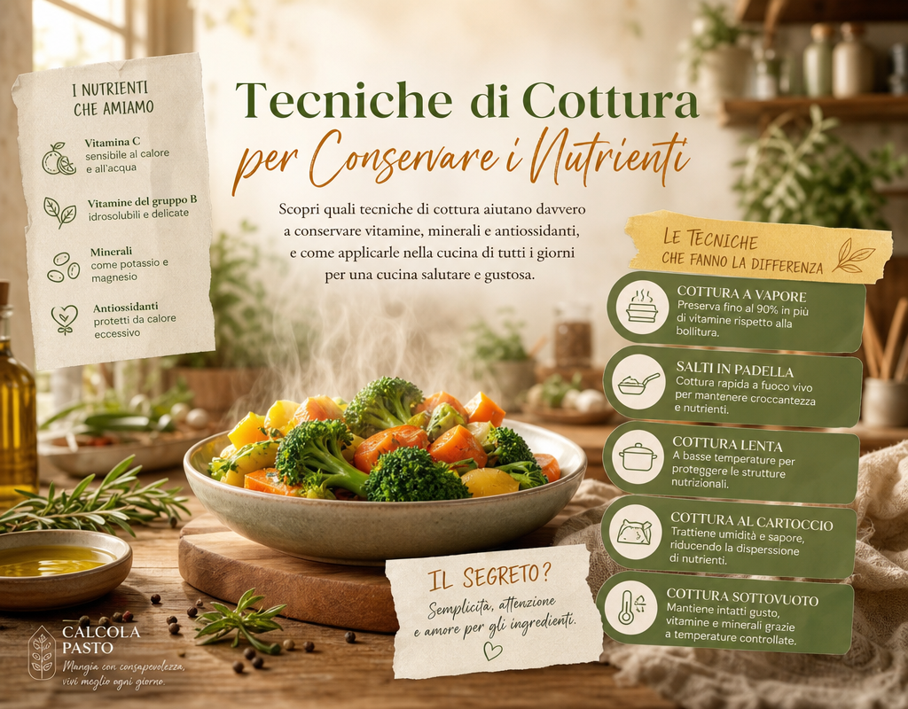 Tecniche di Cottura per Conservare i Nutrienti