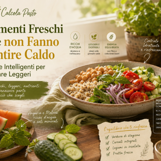 Alimenti Freschi che non Fanno Sentire Caldo: Scelte Intelligenti per Restare Leggeri