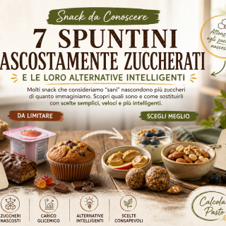Snack da Conoscere: 7 Spuntini Nascostamente Zuccherati e le Loro Alternative Intelligenti