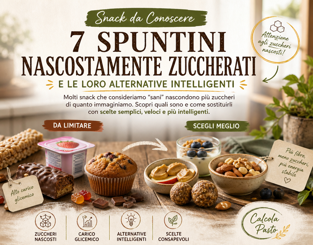 Snack da Conoscere: 7 Spuntini Nascostamente Zuccherati e le Loro Alternative Intelligenti