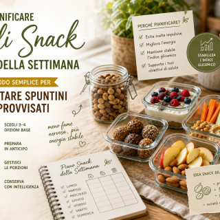 Pianificare gli Snack della Settimana: Metodo Semplice per Evitare Spuntini Improvvisati