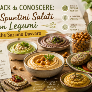 Snack da Conoscere: 5 Spuntini Salati con Legumi che Saziano Davvero