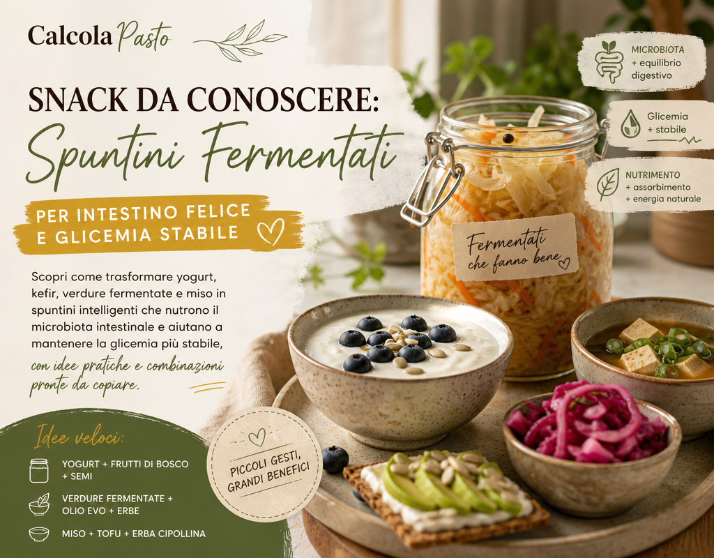 Snack da Conoscere: Spuntini Fermentati per Intestino Felice e Glicemia Stabile