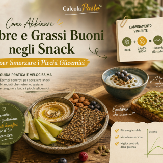 Come Abbinare Fibre e Grassi Buoni negli Snack per Smorzare i Picchi Glicemici
